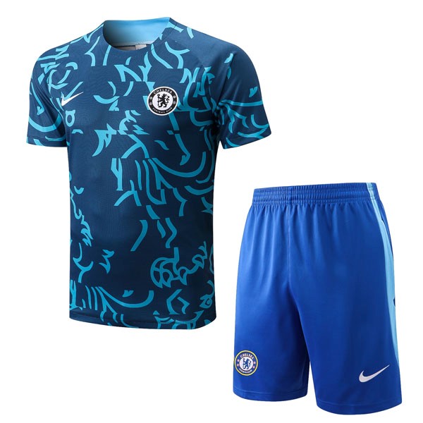 Trainingsshirt Chelsea Komplett-Set 2022-23 Blau